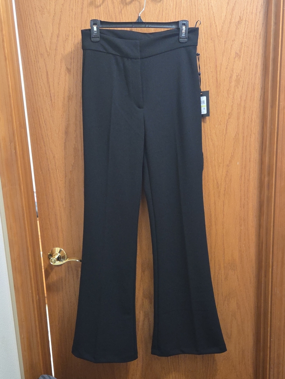 DKNY Black Boot-Cut Dress Pants
